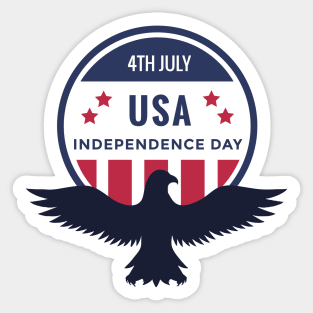 Eagle of Independence Day Sticker